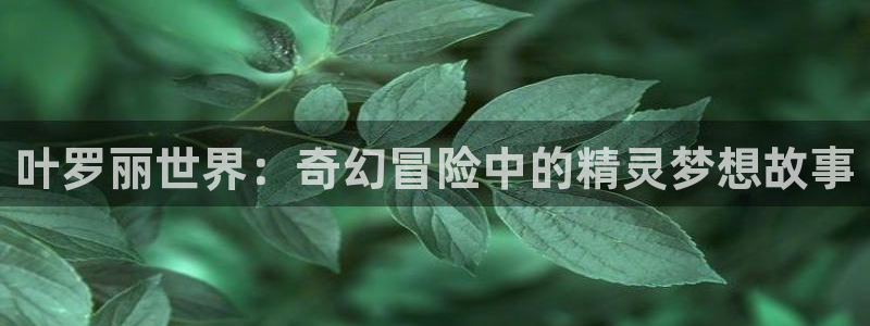 虫虫漫画软件app下载：叶罗丽世界：奇幻冒险中的精灵梦想故事